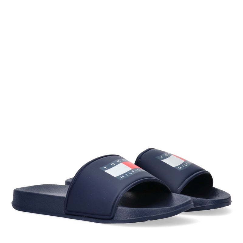 TOMMY HILFIGER Youth Damian Logo Pool Slides - Image 2