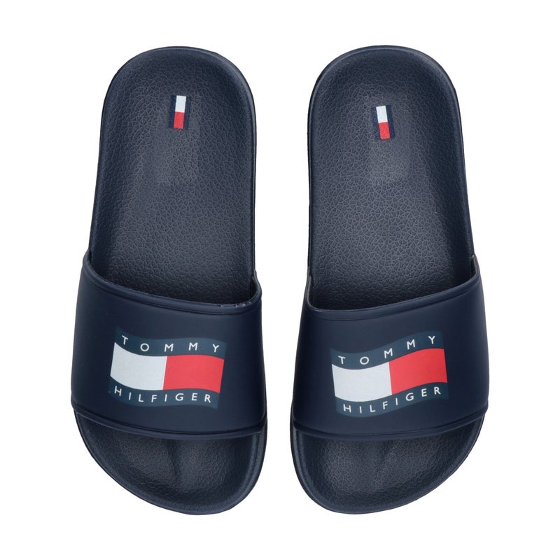 TOMMY HILFIGER Youth Damian Logo Pool Slides - Image 3