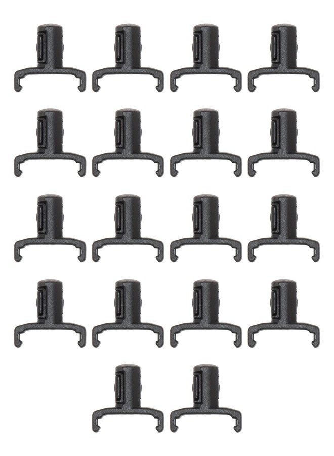 Ernst Manufacturing 3/8-Inch Dura-Pro Twist Lock Socket Clips, 15-Pack, Black - 8441 - Image 1