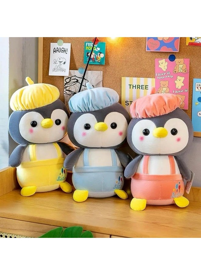 SCOOBA - Cap Penguin Plush Soft Toy 35Cm Penguin Plush Toy, 35Cm, Soft And Cute Cartoon Design, Fun Stuffed Animal - Image 1