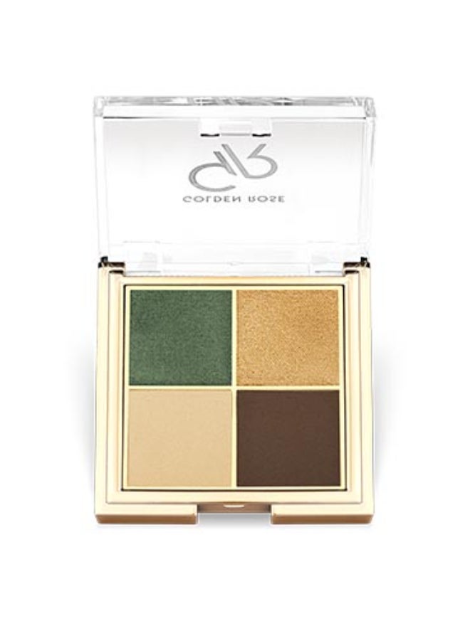 Golden Rose Quattro Eyeshadow Palette 02 ROYAL JUNGLE 