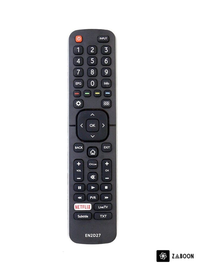 Zaboon Remote Control For Hisense Smart LED TV Black