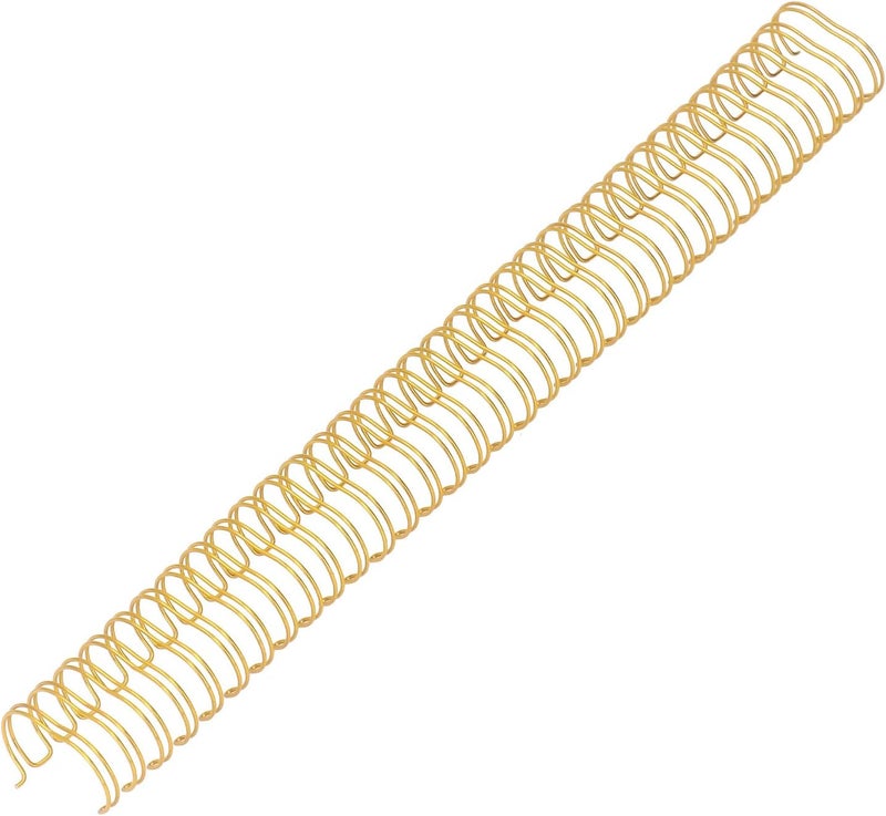 3/4 Inch Double Loop Wire Binding Spines, 180 Sheet Capacity, 34 Rings, Sturdy & Stable Metal Wire with Nylon Coating, 3:1 Pitch for A4 Size Documents with 360 Degree Rotation - Image 2