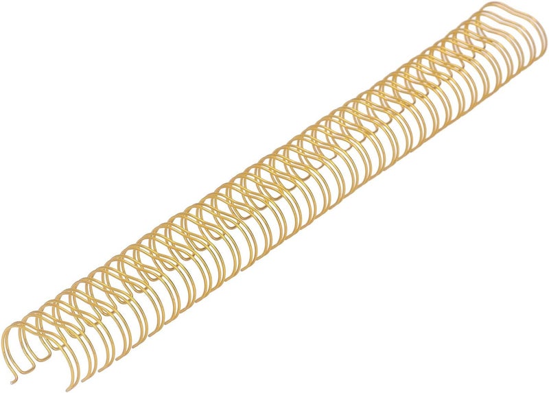 3/4 Inch Double Loop Wire Binding Spines, 180 Sheet Capacity, 34 Rings, Sturdy & Stable Metal Wire with Nylon Coating, 3:1 Pitch for A4 Size Documents with 360 Degree Rotation - Image 4