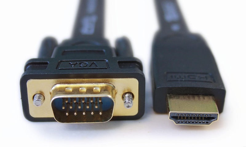 Plugable HDMI to VGA Adapter, Driverless 6 Foot (1.8 Meter) Converter Cable Supporting Up to 1920 x 1080 (60Hz) - Image 4