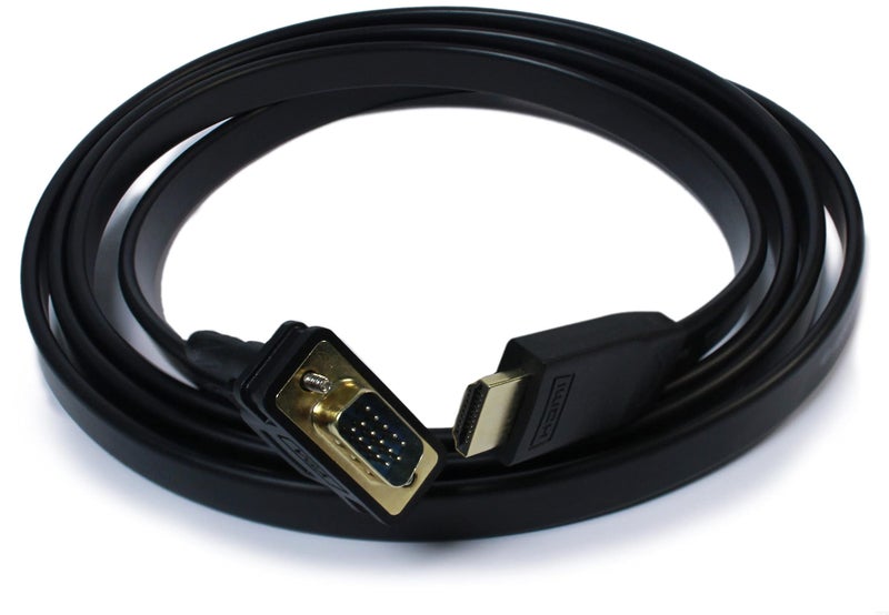 Plugable HDMI to VGA Adapter, Driverless 6 Foot (1.8 Meter) Converter Cable Supporting Up to 1920 x 1080 (60Hz) - Image 1