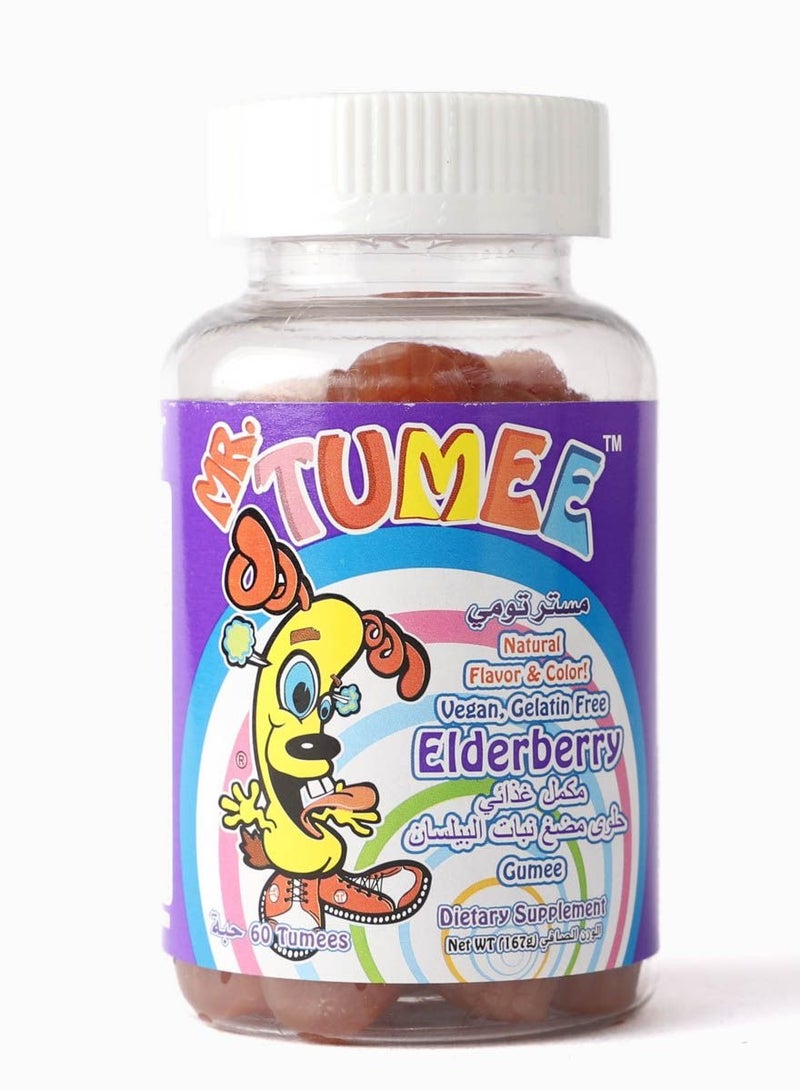 MR.TUMEE Mr. Tommy's Gummies Elderberry - 60 Pieces