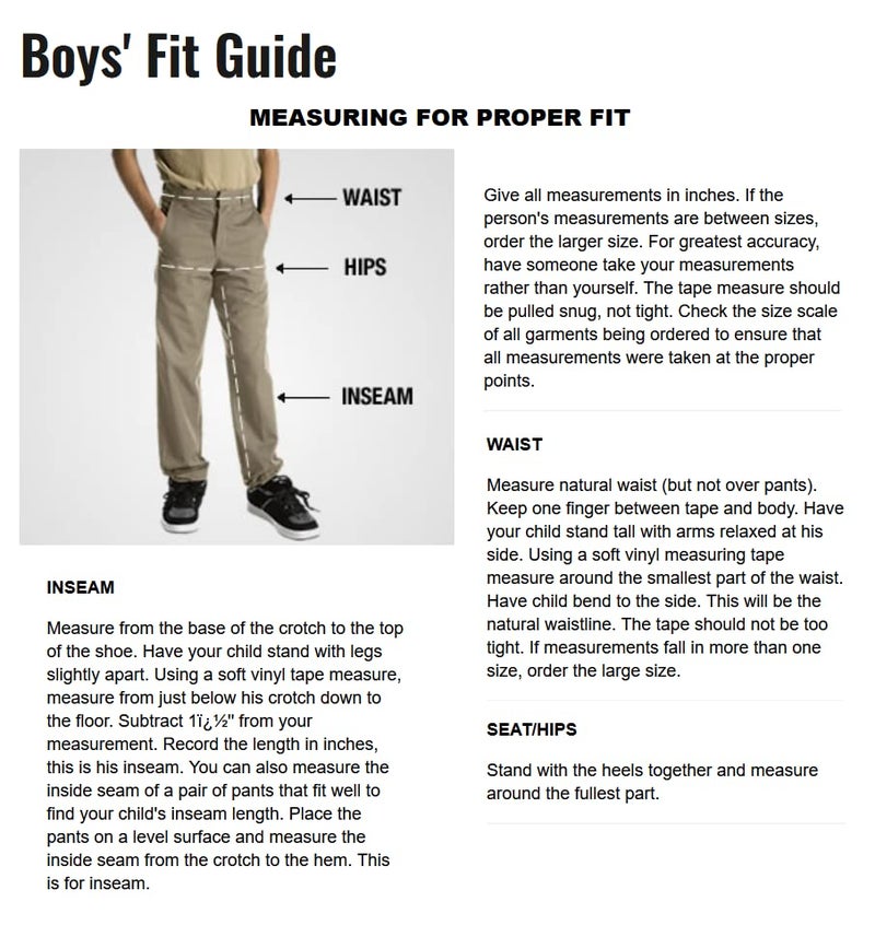 Dickies Kids Big Boy's Flexwaist Flat Front Straight Leg Pant Pants, Black, 16 Husky - Image 4