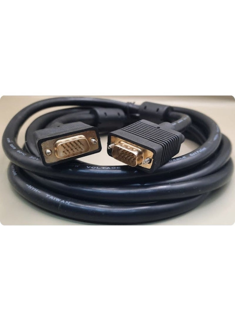 جيت بوينت كابل VGA ذكر/ذكر (3 أمتار، نقطة اتصال) - Image 1