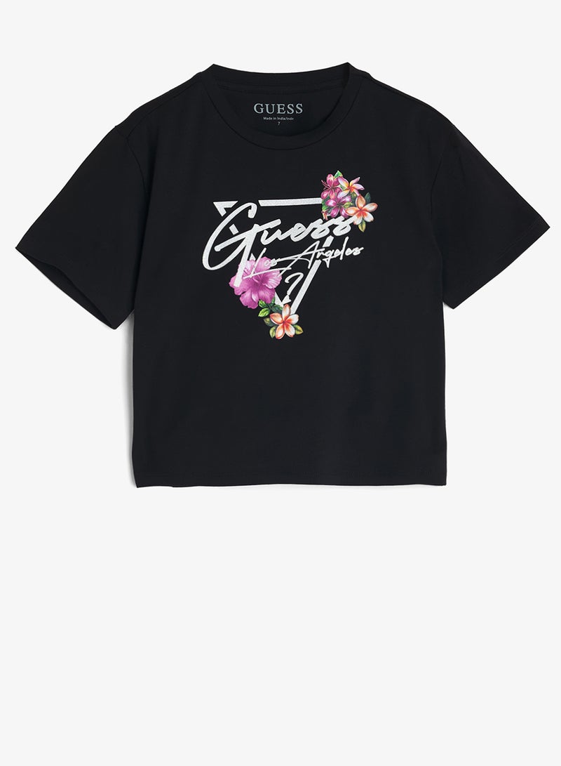 GUESS Youth Graphic Crew Neck T-Shirt - Image 1