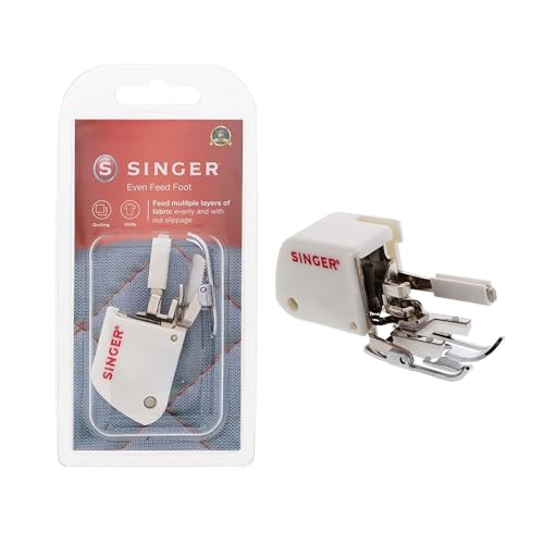 SINGER Even Feed Walking Presser Foot | Ideal for Quilting, Sewing Multiple Layers & Matching Patterns | Compatible with SINGER CA, CB, EA, MA, MB Series Sewing Machines - Image 1
