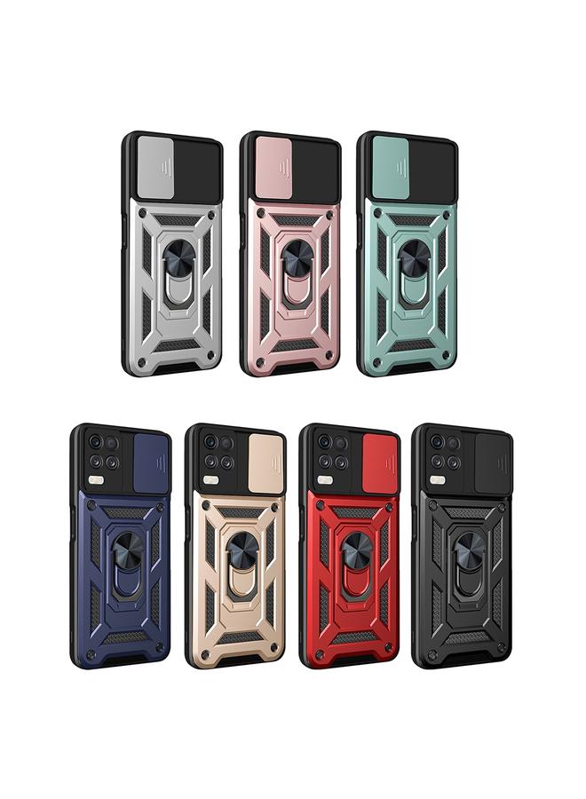 S-TOP Case For OPPO Realme 8 5G Sliding Camera Design TPU + PC Phone Case - Image 2