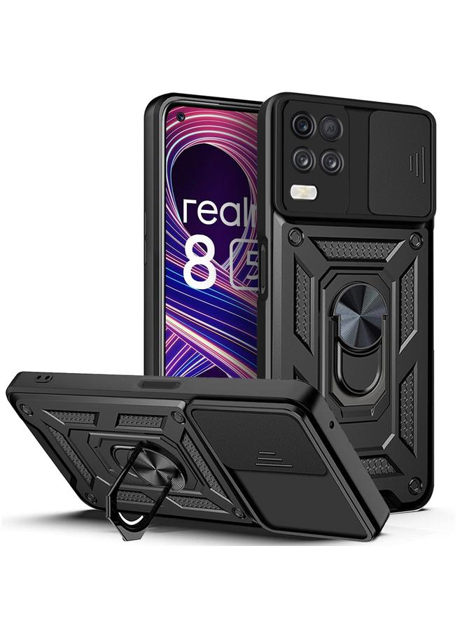 S-TOP Case For OPPO Realme 8 5G Sliding Camera Design TPU + PC Phone Case - Image 1