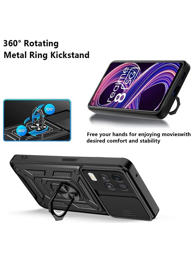 S-TOP Case For OPPO Realme 8 5G Sliding Camera Design TPU + PC Phone Case - Image 5