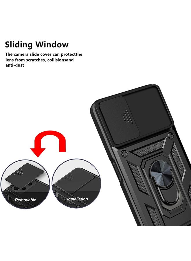 S-TOP Case For OPPO Realme 8 5G Sliding Camera Design TPU + PC Phone Case - Image 4