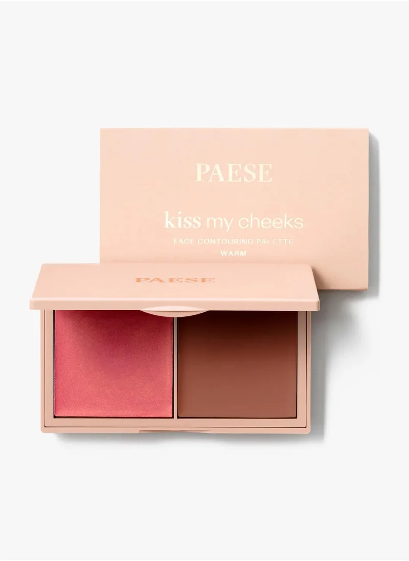 بيز PAESE Kiss My Cheeks Face Counturing Palette 01 Warm