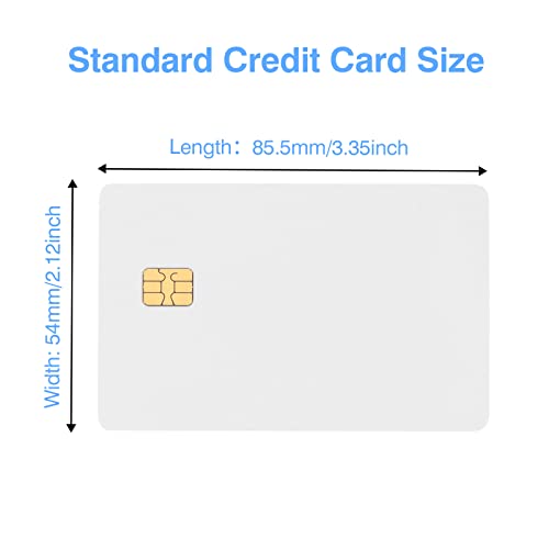 CAETOUNG 10 Pack SLE4442 Chip Cards with 2 Track 8.4mm HICO Magnetic Stripe - Image 4