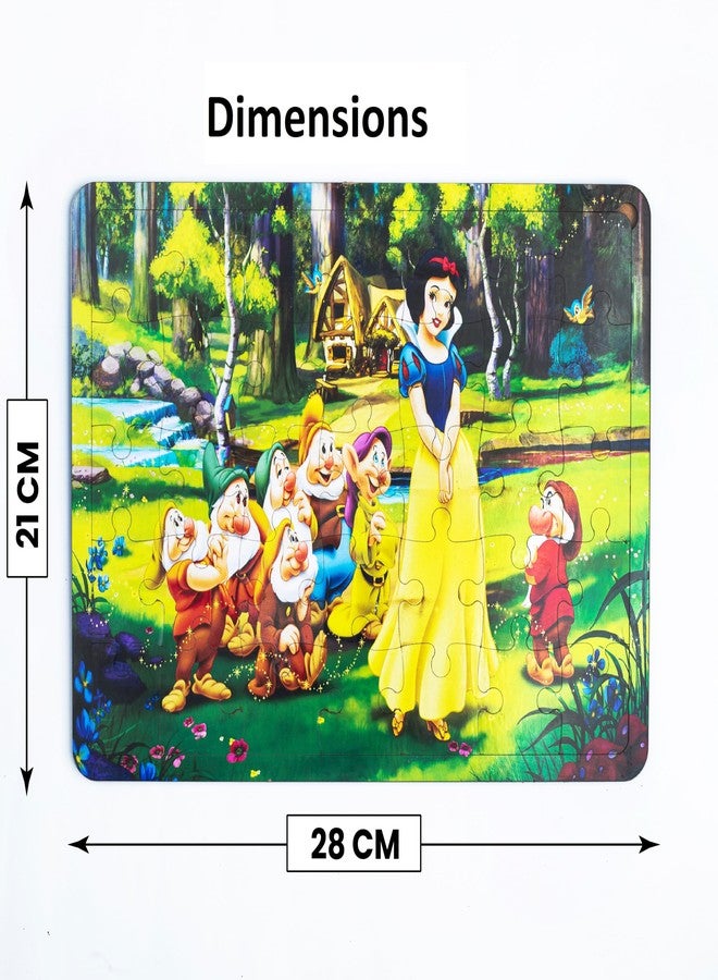 CRAFTICK Princess Fairy Tail Puzzles, 35 Pieces Jigsaw Puzzle, Wooden Floor Puzzle for Children, Princess Jigsaw Puzzle for Kids | Learing Jigsaw Puzzle for Kids - Image 3