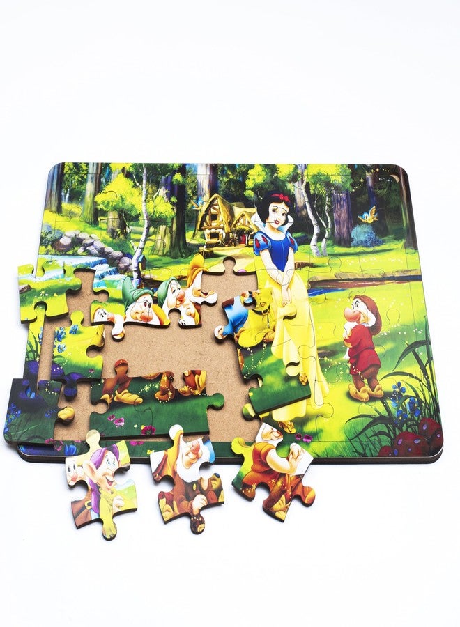 CRAFTICK Princess Fairy Tail Puzzles, 35 Pieces Jigsaw Puzzle, Wooden Floor Puzzle for Children, Princess Jigsaw Puzzle for Kids | Learing Jigsaw Puzzle for Kids - Image 2