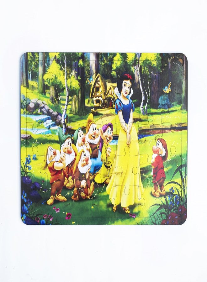CRAFTICK Princess Fairy Tail Puzzles, 35 Pieces Jigsaw Puzzle, Wooden Floor Puzzle for Children, Princess Jigsaw Puzzle for Kids | Learing Jigsaw Puzzle for Kids - Image 1