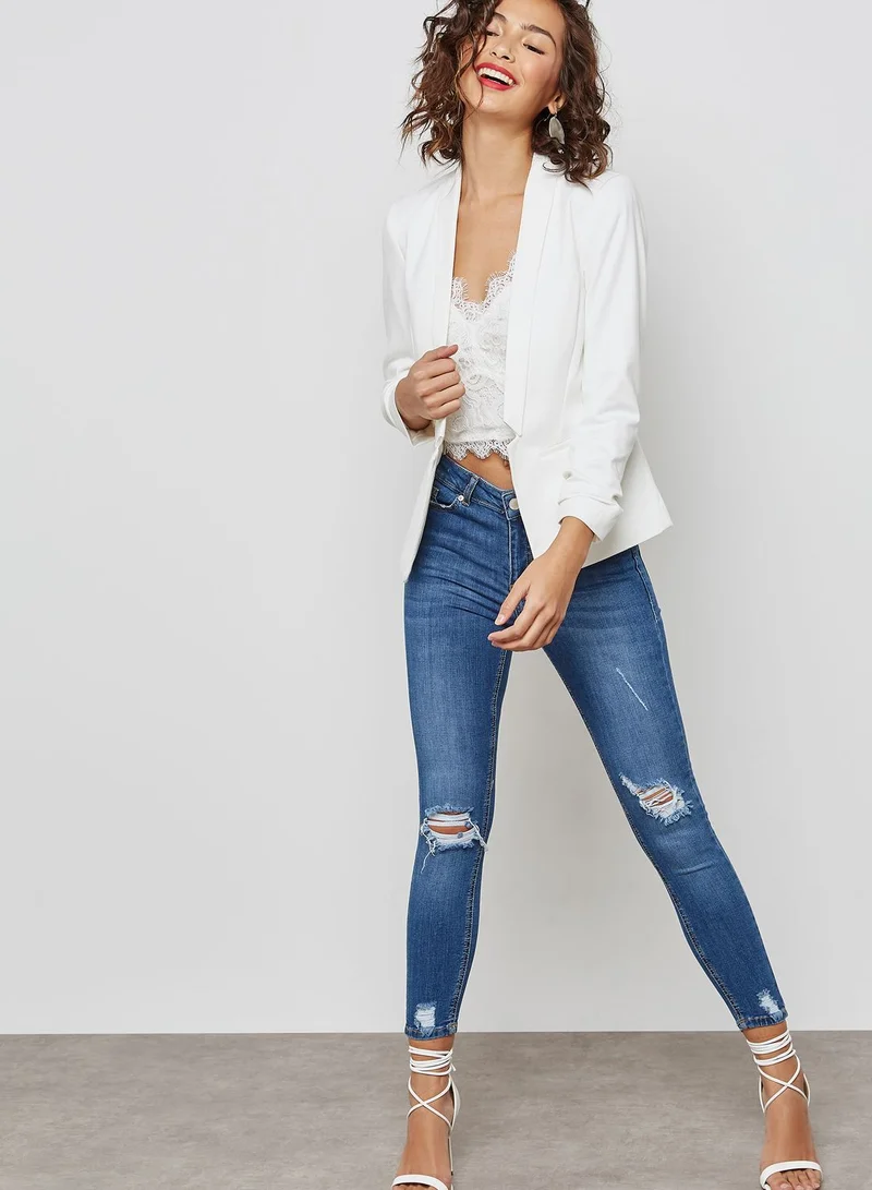 Miss Selfridge Petite Ponte Blazer