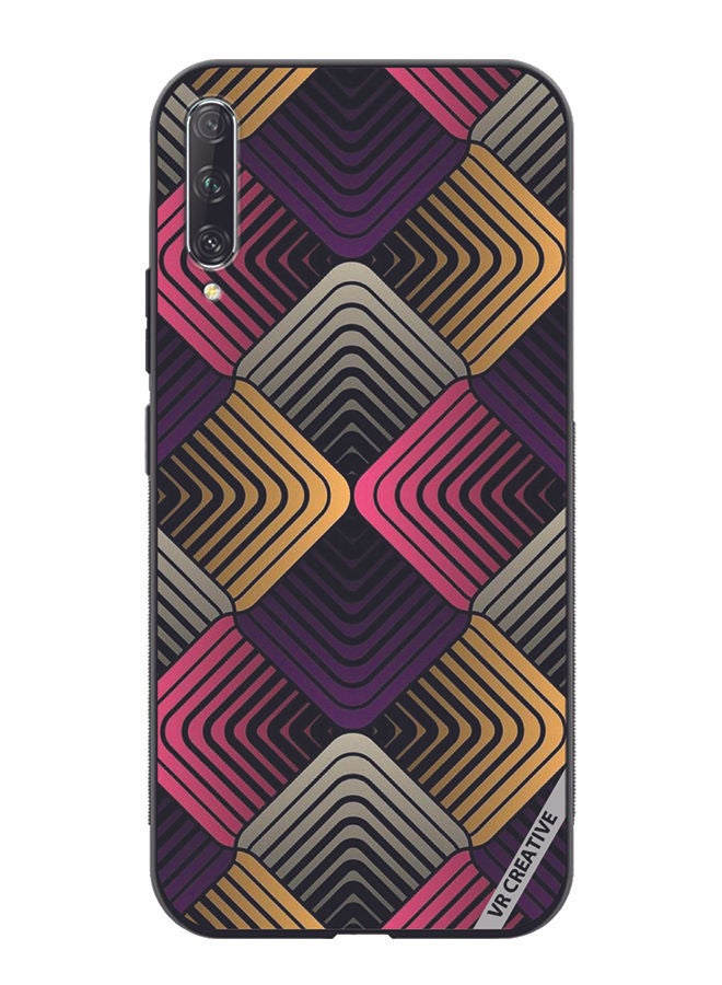 Protective Case Cover For Huawei Nova Y9S Abstract 2 Design Multicolour
