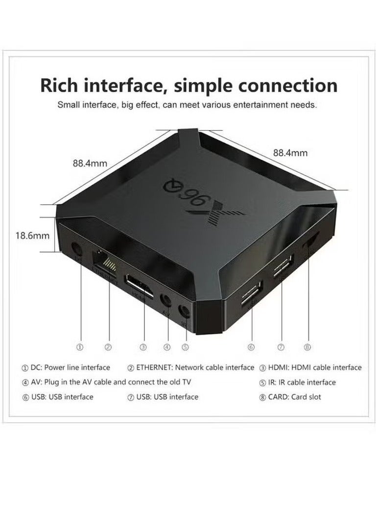 TIGER X96Q TV Box – Android 10.0 Quad-Core Media Player with 4K & 3D Support, High-Performance Streaming, HD Video, Games, Smart TV Box for Entertainment, Netflix, YouTube, and More – Seamless Android Experience for Home Entertainment - Image 4
