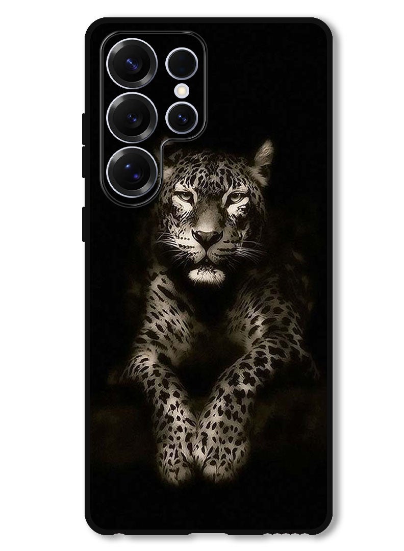 Theodor Protective Case Anti Scratch Shock Proof Bumper Cover For Samsung Galaxy S25 Ultra Leopard - Image 1