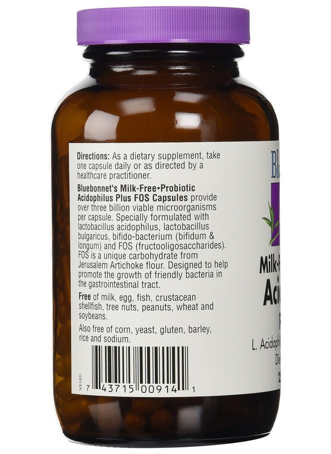 Probiotic Acidophilus Plus Fos Vegetarian Capsules 250 Count