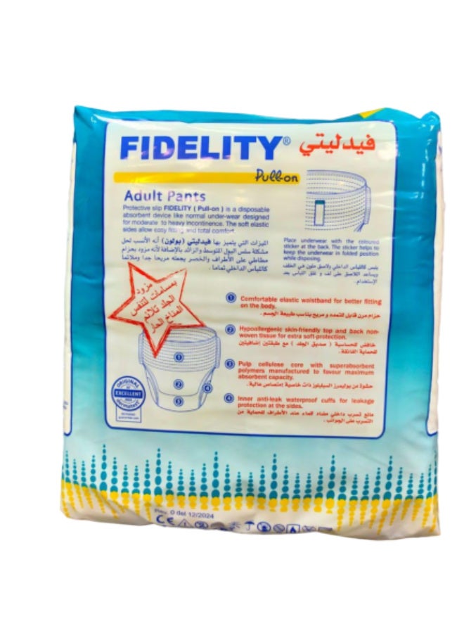 FIDELITY ADULT PULL ON PANT XXL 10pcs - Image 3