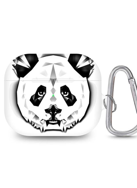 StylePods Case for Airpods 3rd Gen Case With Anti-Lost Keychain - Poly Panda