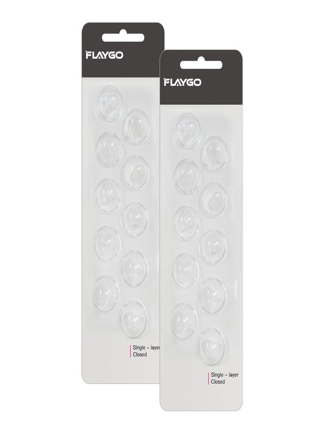 Flaygo Hearing Aid Domes for Oticon Replacements, Single-Layer Closed Domes (12 mm/2 Packs) for ITC Hearing Aids, Medical-Grade Silicone Material, Universal Domes for Hearing Aid Supplies - Image 1