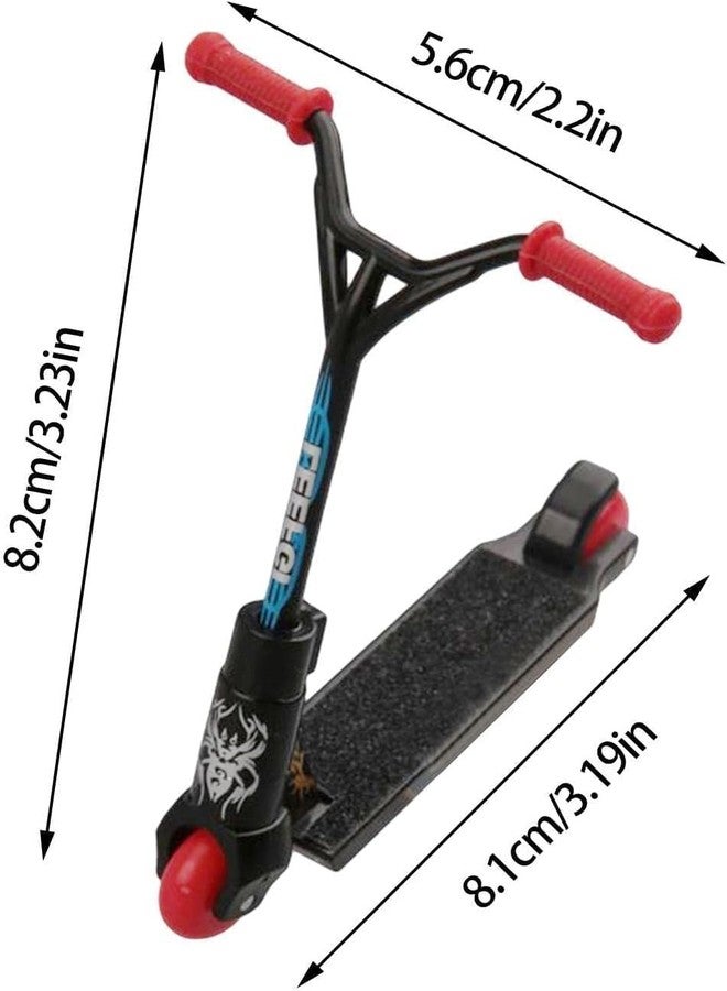 GANPUB 2Pcs Finger Scooter Set Scooter Finger Set Finger Skateboard Educational Bike Miniature Trick Roller Finger Skateboard Training Props - Image 2