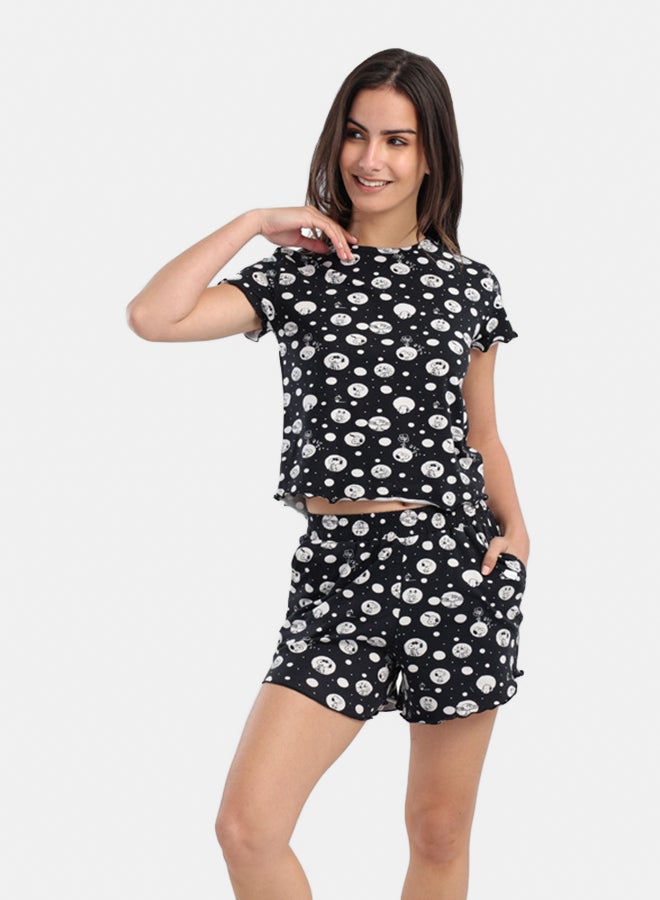Carina Snoopy Printed Pyjama Set - Image 1