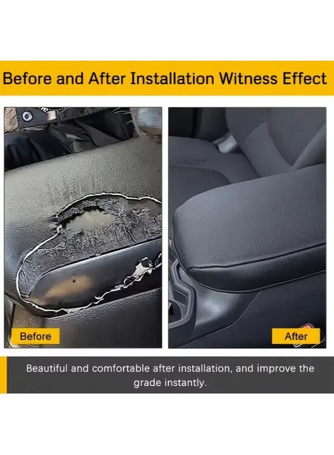 Red Line Armrest Cover Pad for Toyota RAV4 2019 2024 Center Console Storage Box Lid Protector - Image 2