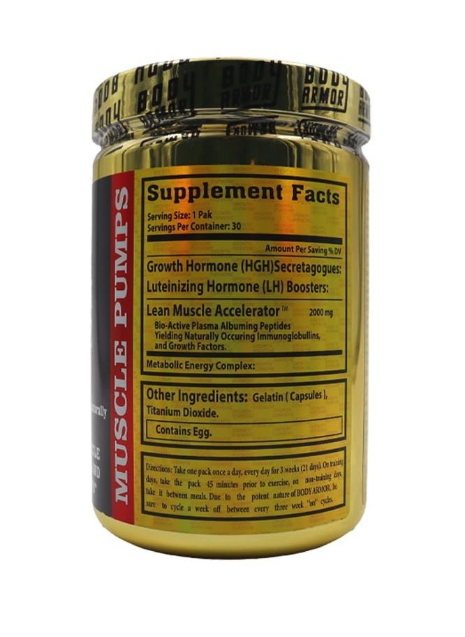 BODY ARMOR - Body Armor, Growth Hormone Booster Gold, 30 Single Packs, 30 Servings - Image 1