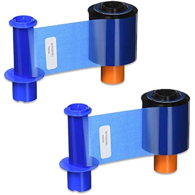 FARGO 45200 YMCKO COLOR RIBBON FOR DTC4500 & DTC4500E PRINTERS 500 PRINTS - 2 PACK - Image 1