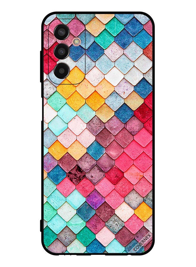 Covernex Protective Case Cover For Samsung Galaxy F13 Diamond Square Shape Pattern - Image 1