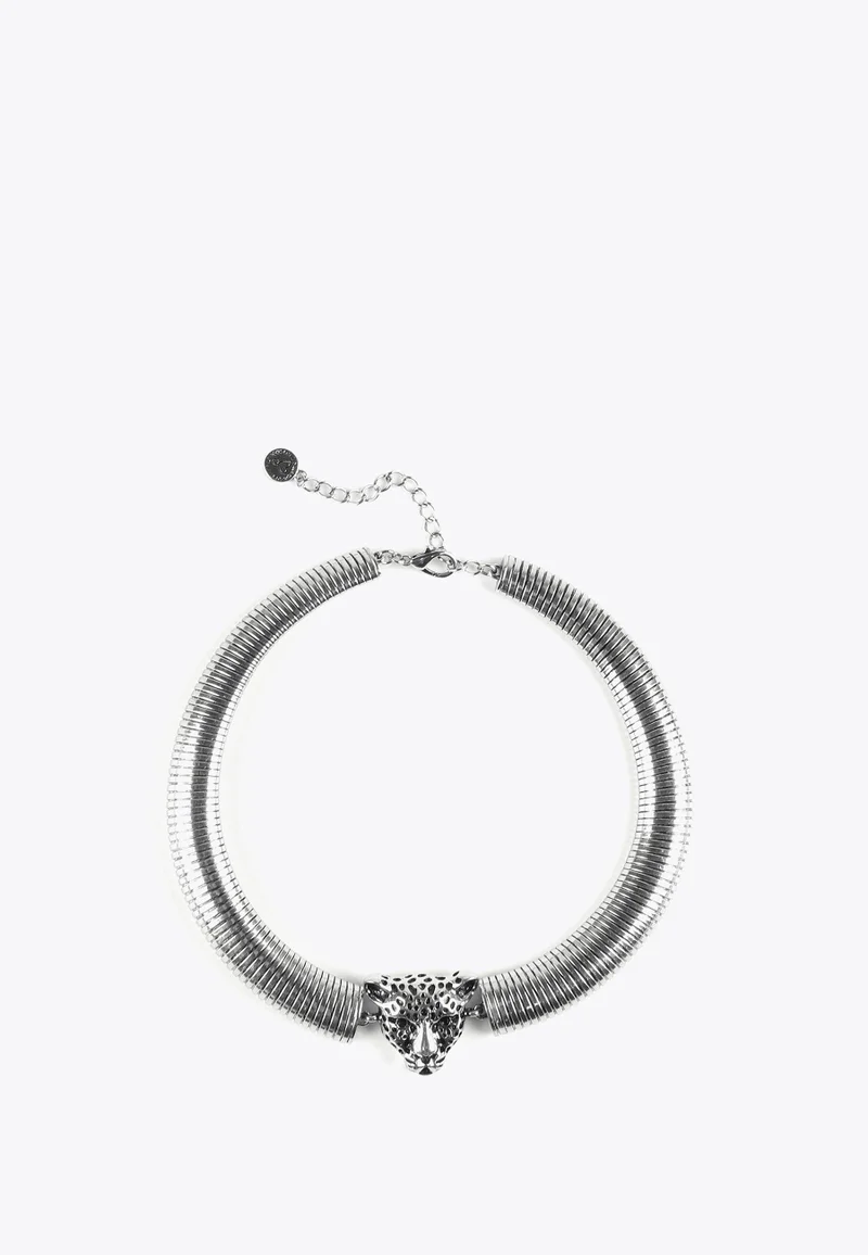 لولا كساديمونت قلادة بتصميم رأس الفهد