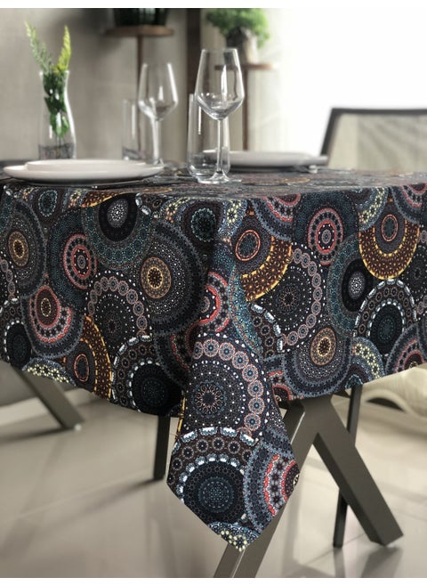 Desizmir Digital Printing Authentic Pattern Tablecloth