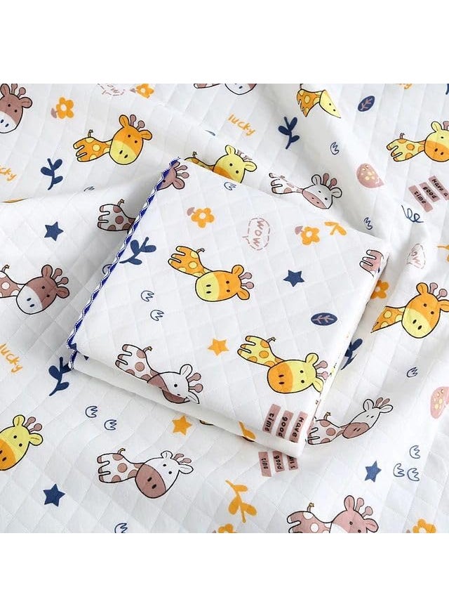 Reexplore - Reexplore Ultra Super Soft 100 Knitted Cotton Baby Swaddle Cloth Soft Cotton Sheets Baby Wrap Fluffy 3 Layered AC Wrapping Receiving Blanket for New Born Babies 85x85 CmPack of 1 White 3 - Image 1