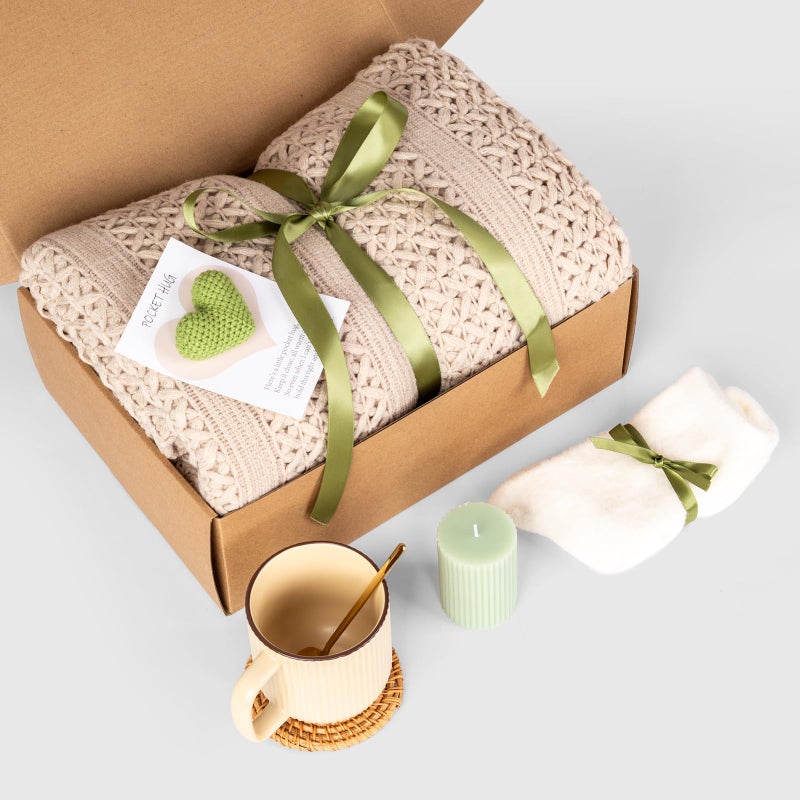 Anforsun Self Care Gifts for Women Get Well Soon Gifts, Birthday Baskets Care Package for Women, Thinking of You Feel Better Inspirational Basket for Mom Her Friend Sister Wife - Image 3