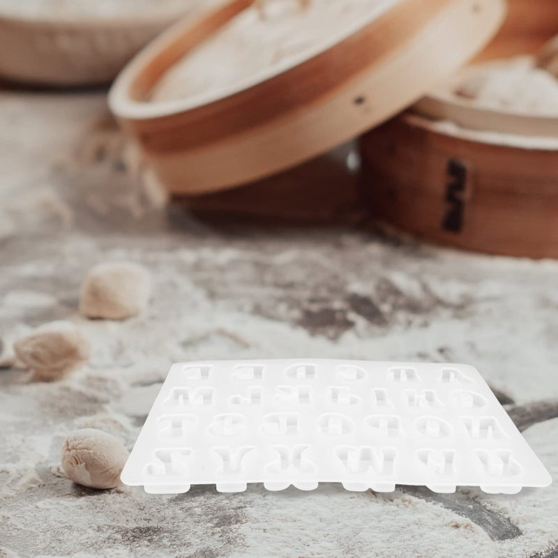 Food Grade Silicone Alphabet Cake Molds Easy Demoulding Fondant Letter Candy Baking Supplies - Image 3