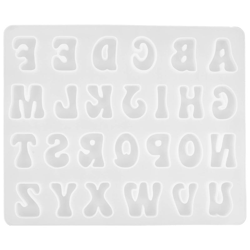 Food Grade Silicone Alphabet Cake Molds Easy Demoulding Fondant Letter Candy Baking Supplies - Image 2