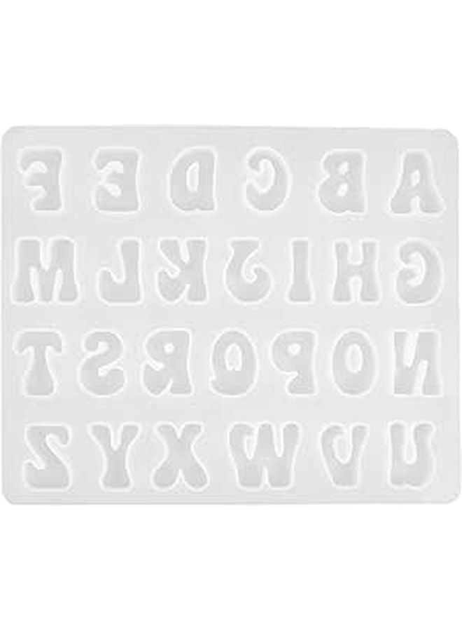 Food Grade Silicone Alphabet Cake Molds Easy Demoulding Fondant Letter Candy Baking Supplies - Image 1