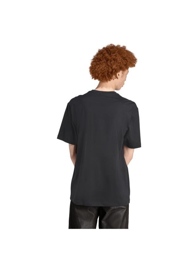 Adidas تي شيرت مزخرف أسود - Image 2