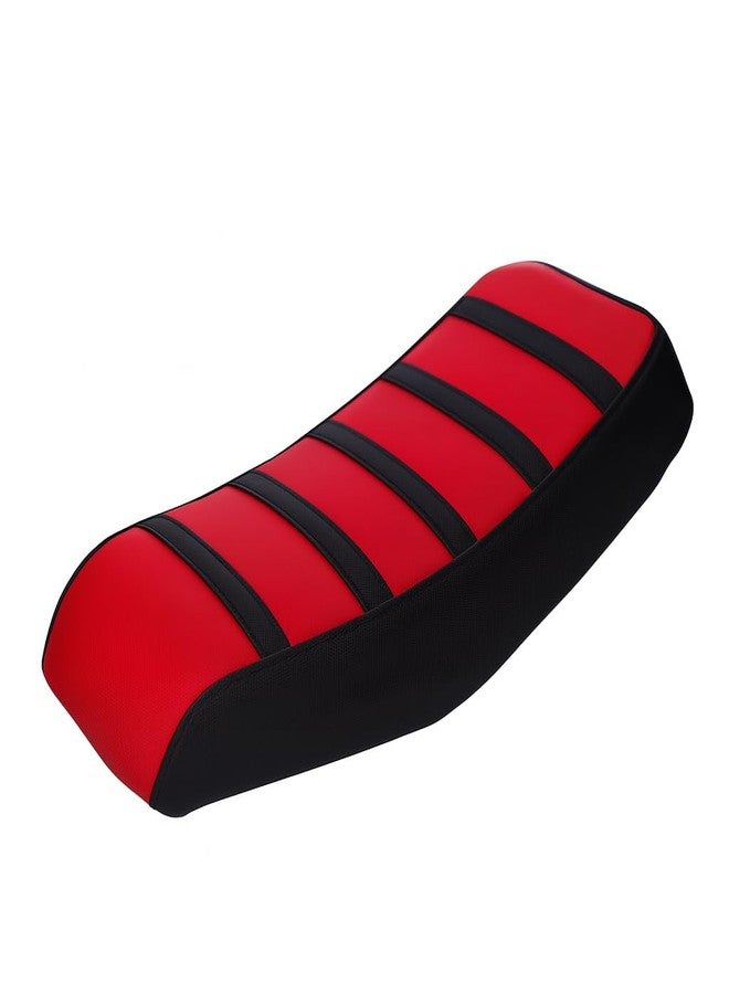 JMCHstore غطاء مقعد دراجة صغيرة مضلع أحمر من JMCHstore، غطاء مقعد ناعم مانع للانزلاق لدراجات Monster Mega Moto MMB80 سعة 80 سم مكعب وMMB105 سعة 105 سم مكعب، قطع غيار وسادة دراجة Coleman Realtree RB100 RT100 الصغيرة - Image 1