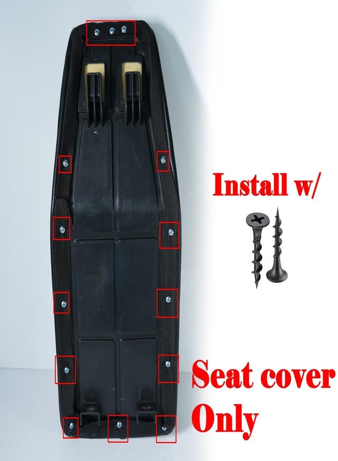 JMCHstore غطاء مقعد دراجة صغيرة مضلع أحمر من JMCHstore، غطاء مقعد ناعم مانع للانزلاق لدراجات Monster Mega Moto MMB80 سعة 80 سم مكعب وMMB105 سعة 105 سم مكعب، قطع غيار وسادة دراجة Coleman Realtree RB100 RT100 الصغيرة - Image 5