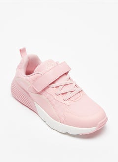 Kappa Girls' Panelled Sports Shoes With Hook And Loop Closure