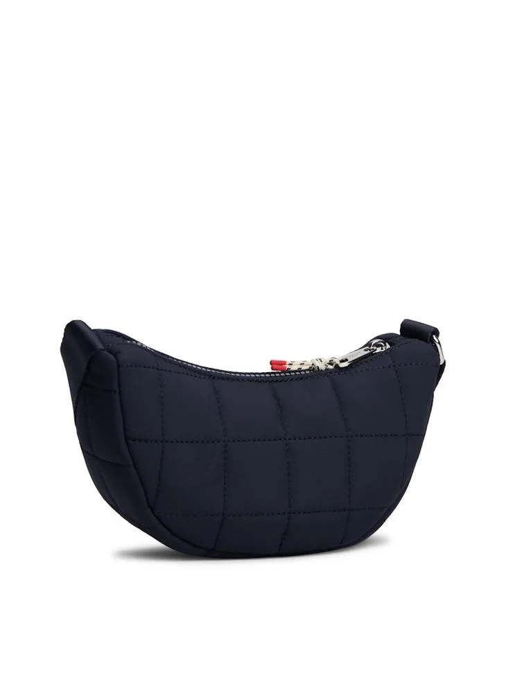 TOMMY HILFIGER Kids Wavy Flag Quilted Moon Bag